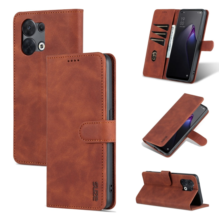 AZNS Skin Feel Calf Texture Flip Leather Phone Case, For Xiaomi Redmi Note 11T Pro/POCO X4 GT, For OPPO Reno8, For OPPO Reno8 Pro, For Huawei Nova 9Z/Enjoy 50 Plus