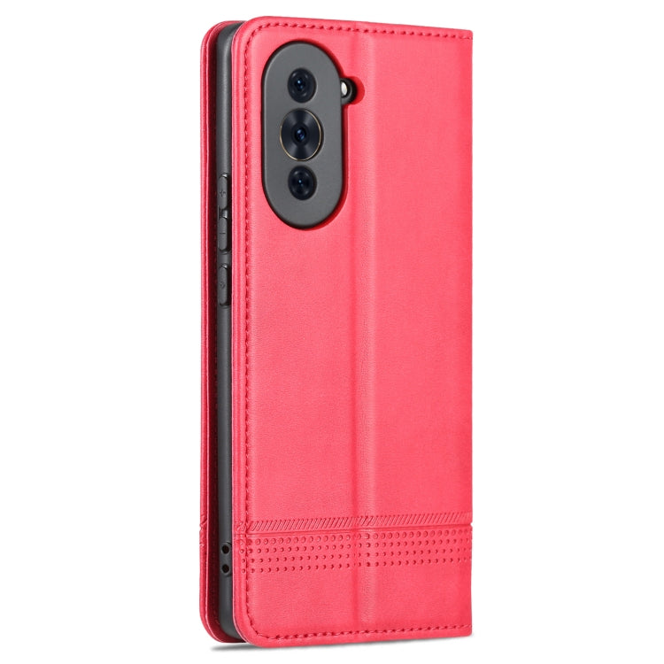 AZNS Magnetic Calf Texture Flip Leather Phone Case