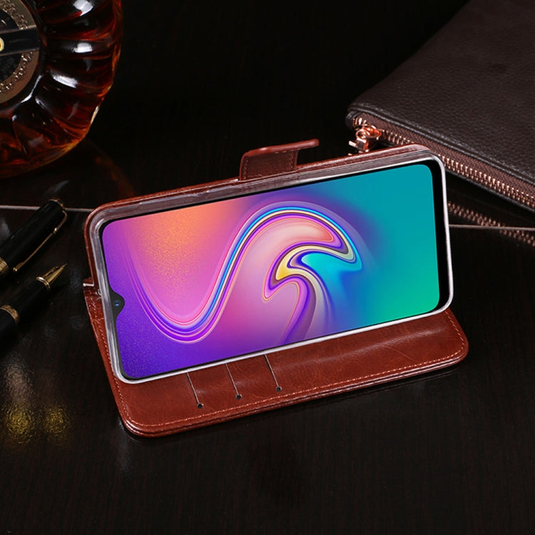 idewei Crazy Horse Texture Horizontal Flip Leather Case with Holder & Card Slots & Wallet, Series 8