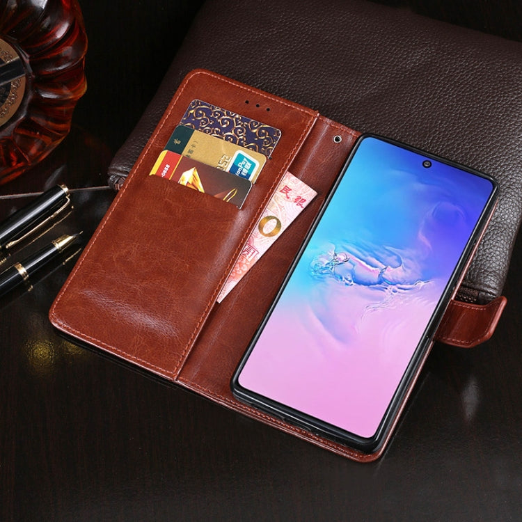 idewei Crazy Horse Texture Horizontal Flip Leather Case with Holder & Card Slots & Wallet, Series 5