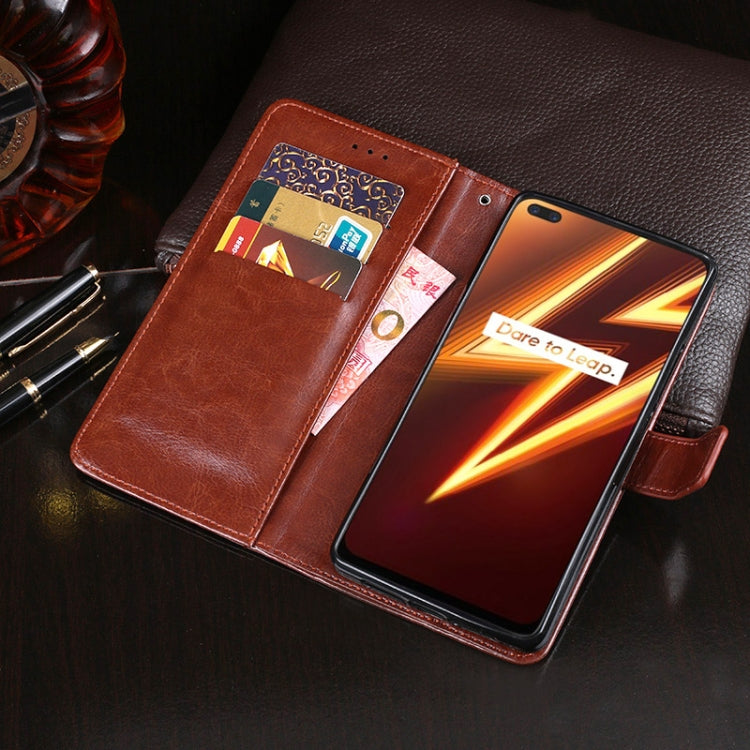 idewei Crazy Horse Texture Horizontal Flip Leather Case with Holder & Card Slots & Wallet, Series 2