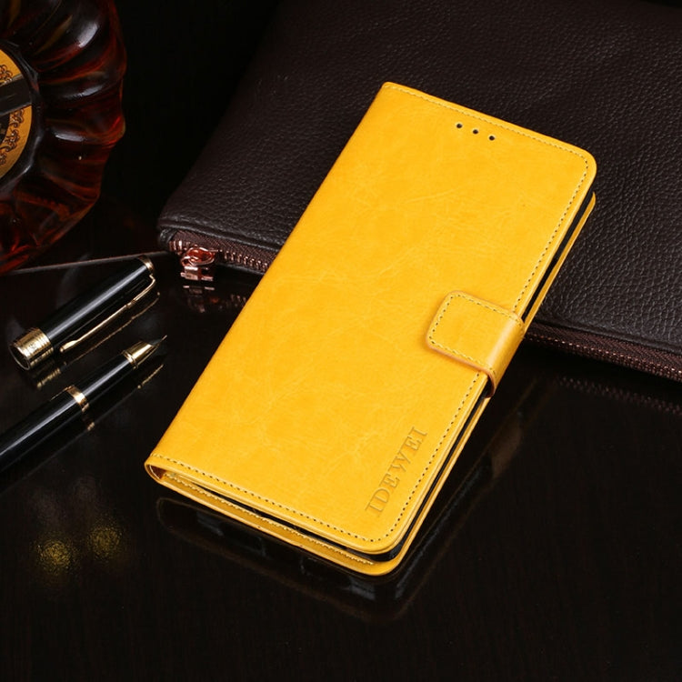 idewei Crazy Horse Texture Horizontal Flip Leather Case with Holder & Card Slots & Wallet, For OPPO Realme C3, For Xiaomi Redmi Note 9 Pro, For Xiaomi Redmi Note 9 Pro Max, For Galaxy A11