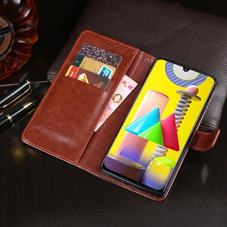 idewei Crazy Horse Texture Horizontal Flip Leather Case with Holder & Card Slots & Wallet, For Galaxy M31, For Sony Xperia 1 II, For Sony Xperia 10 II, For Vivo Z6