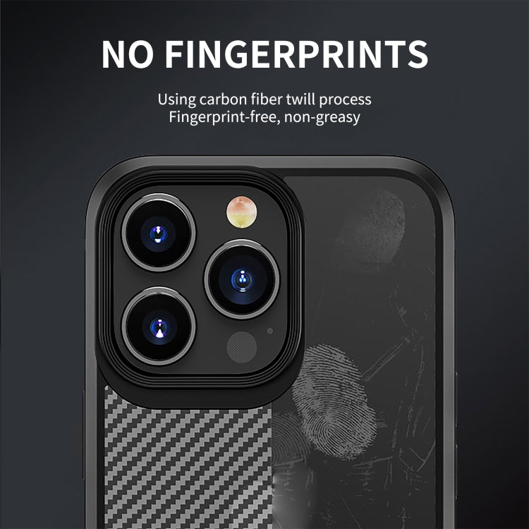 iPAKY Carbon Fiber Texture Shockproof PC + TPU Protective Phone Case