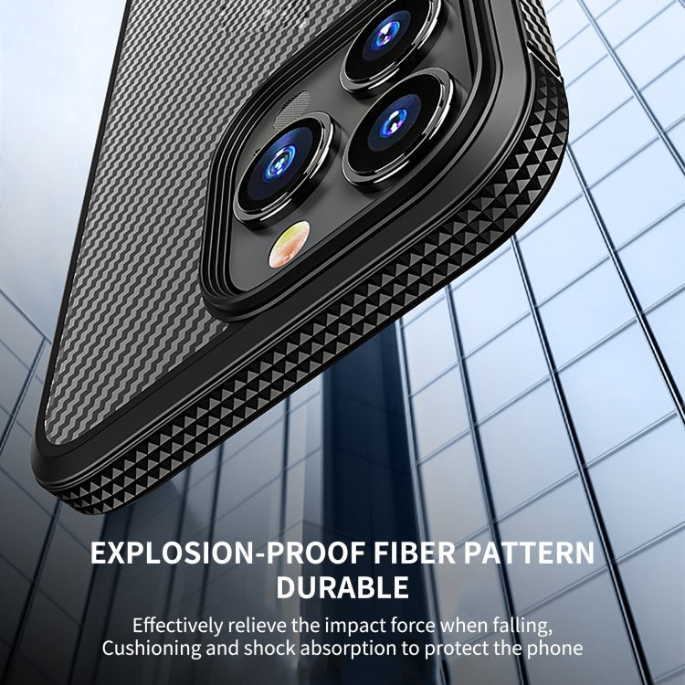 iPAKY Carbon Fiber Texture Shockproof PC + TPU Protective Phone Case