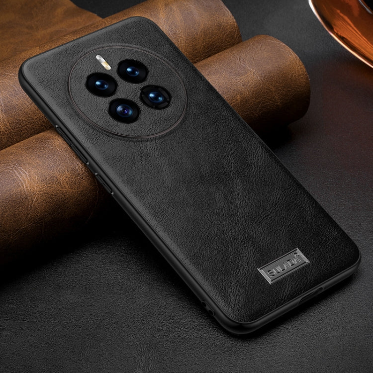 SULADA Shockproof TPU + Handmade Leather Protective Phone Case, For Huawei Mate 50, For Huawei Mate 50 Pro