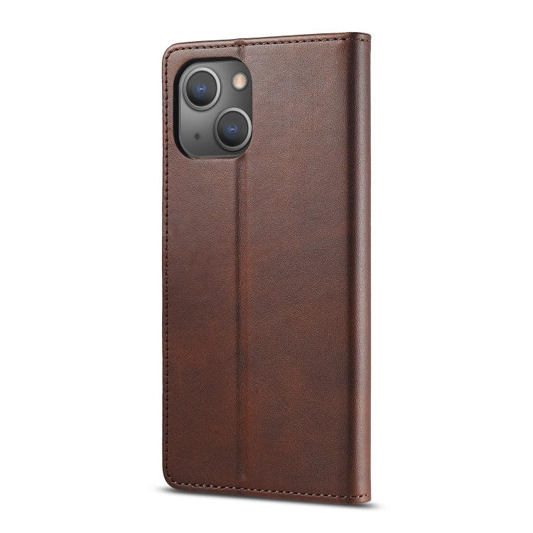 LC.IMEEKE Calf Texture Horizontal Flip Leather Case