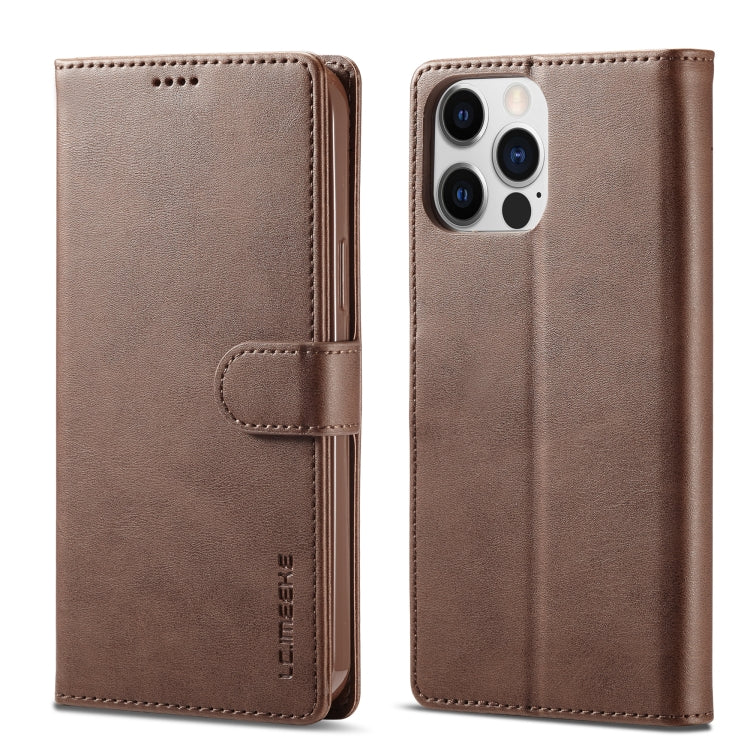 LC.IMEEKE Calf Texture Horizontal Flip Leather Case