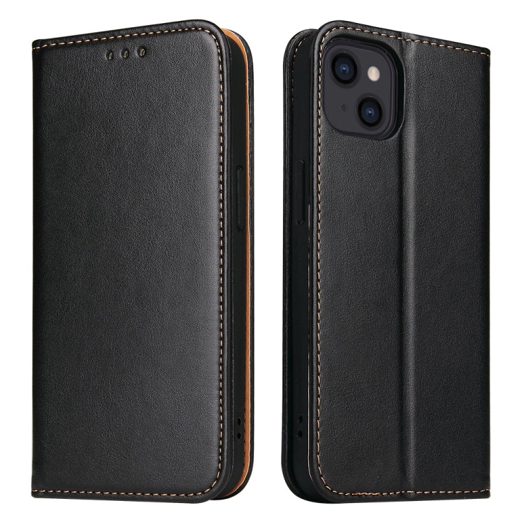 Fierre Shann PU Genuine Leather Texture Leather Phone Case