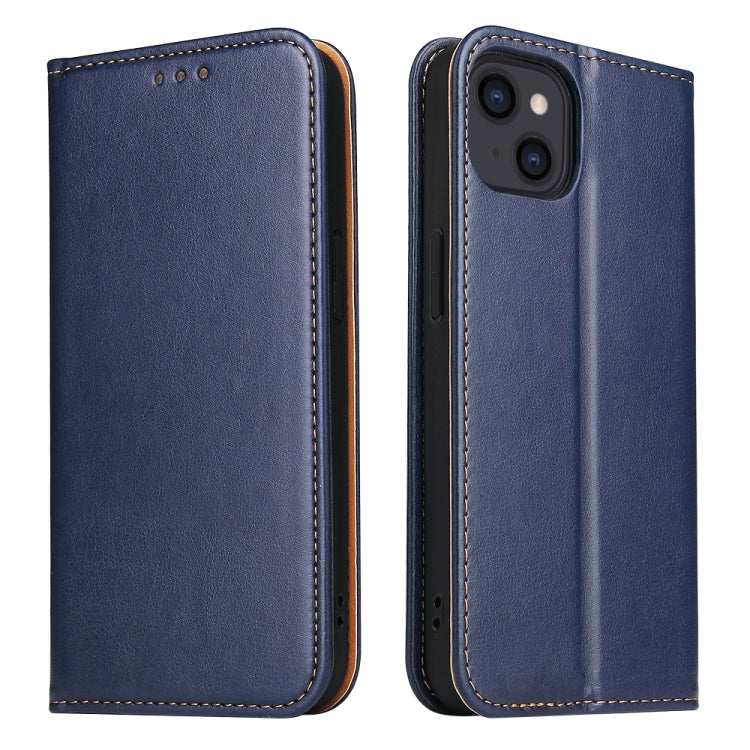 Fierre Shann PU Genuine Leather Texture Leather Phone Case