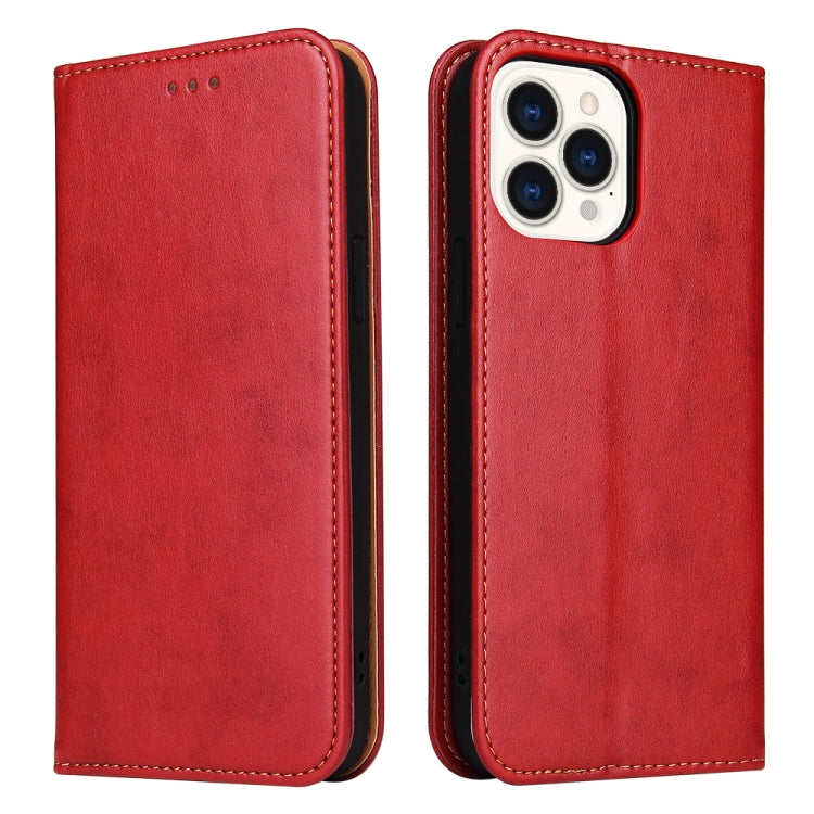 Fierre Shann PU Genuine Leather Texture Leather Phone Case