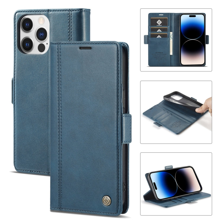 LC.IMEEKE Magnetic Buckle Leather Phone Case with Holder & Card Slots & Wallet