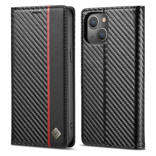 LC.IMEEKE Carbon Fiber PU + TPU Leather Case