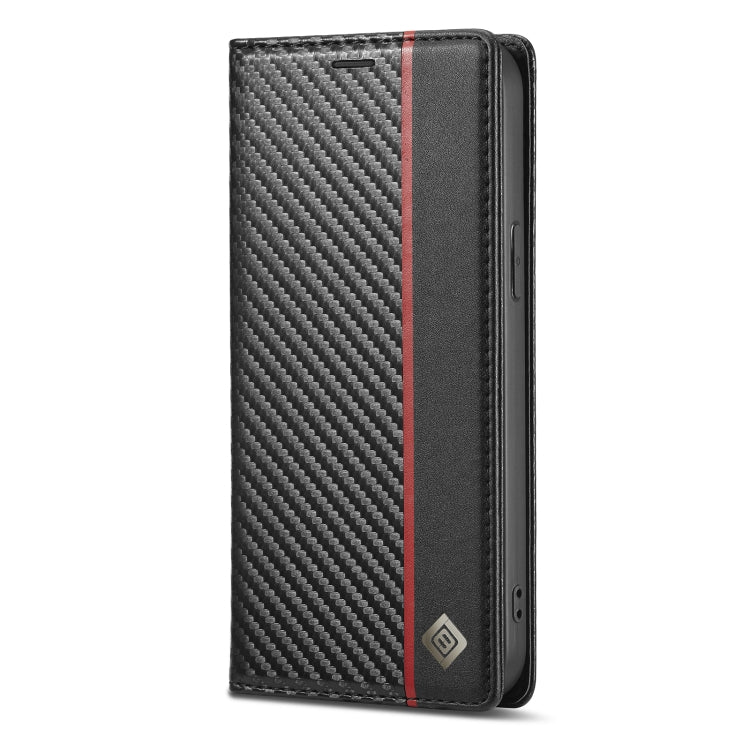 LC.IMEEKE Carbon Fiber PU + TPU Leather Case