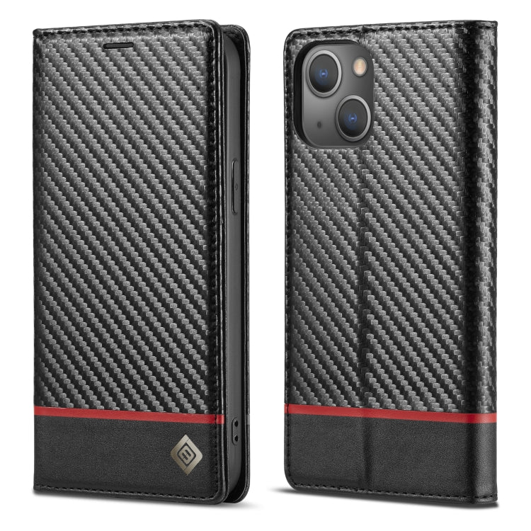 LC.IMEEKE Carbon Fiber PU + TPU Leather Case