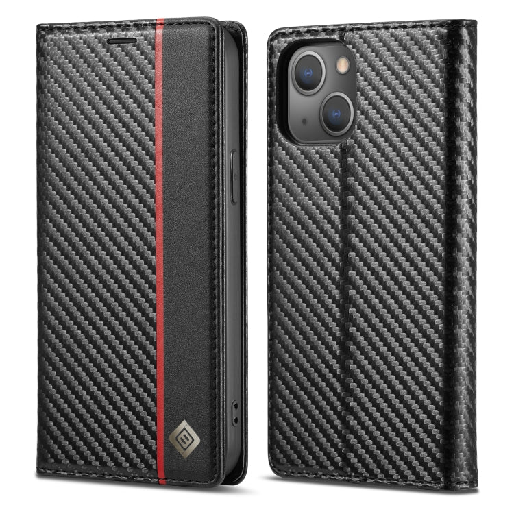 LC.IMEEKE Carbon Fiber PU + TPU Leather Case