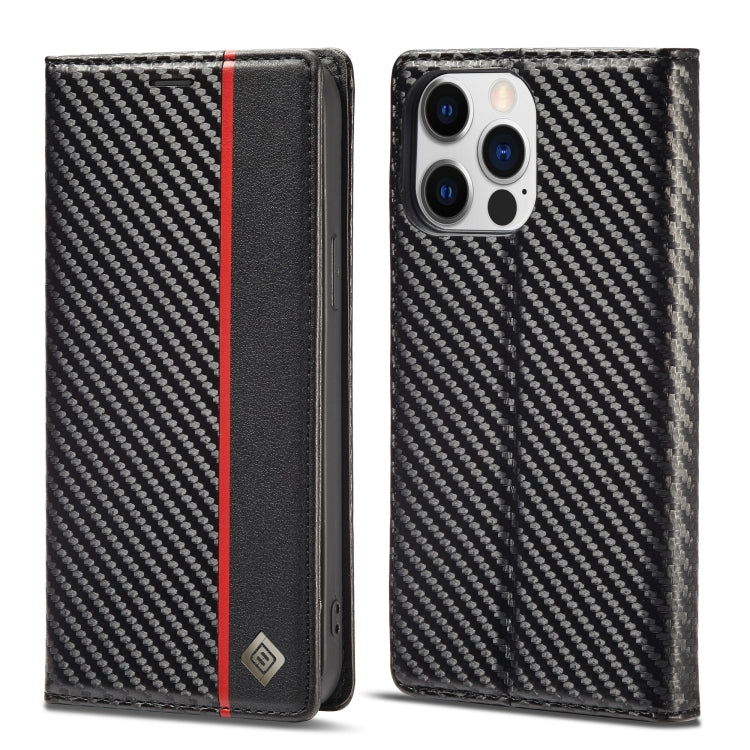 LC.IMEEKE Carbon Fiber PU + TPU Leather Case