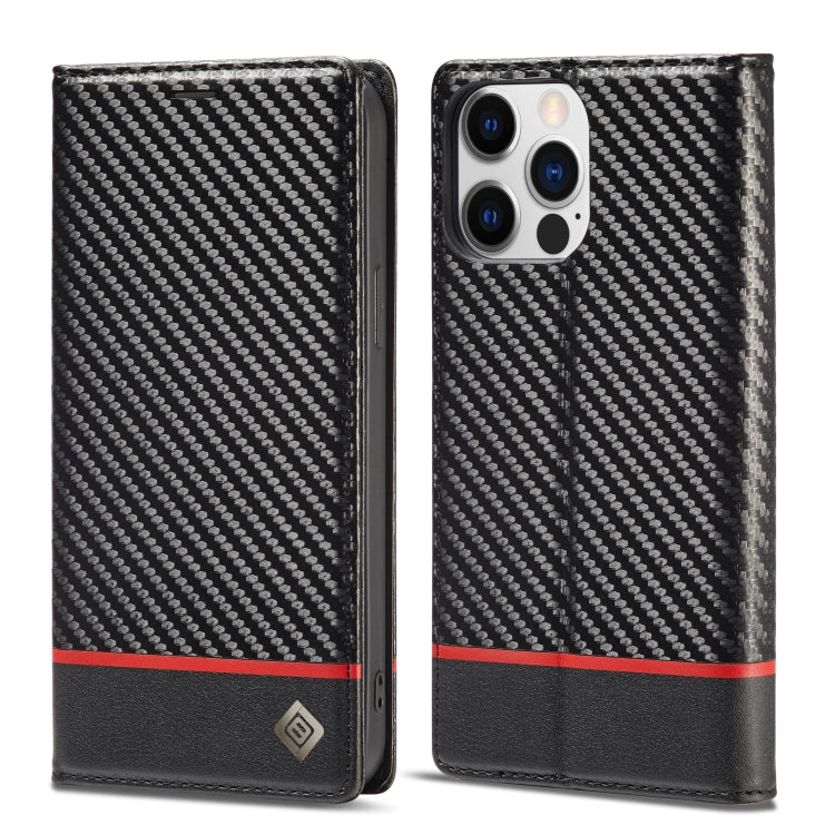 LC.IMEEKE Carbon Fiber PU + TPU Leather Case