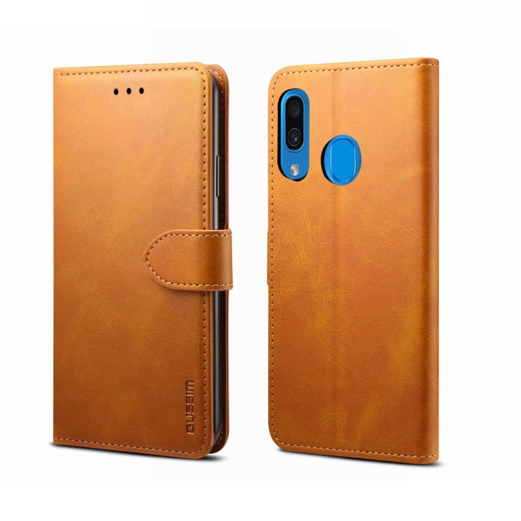 GUSSIM Business Style Horizontal Flip Leather Case with Holder & Card Slots & Wallet, For Huawei P20 Pro, For Huawei P20, For Huawei P40 Lite/Nova 6 SE/7i, For Huawei Honor 20, For Galaxy A10s, For Galaxy A20e