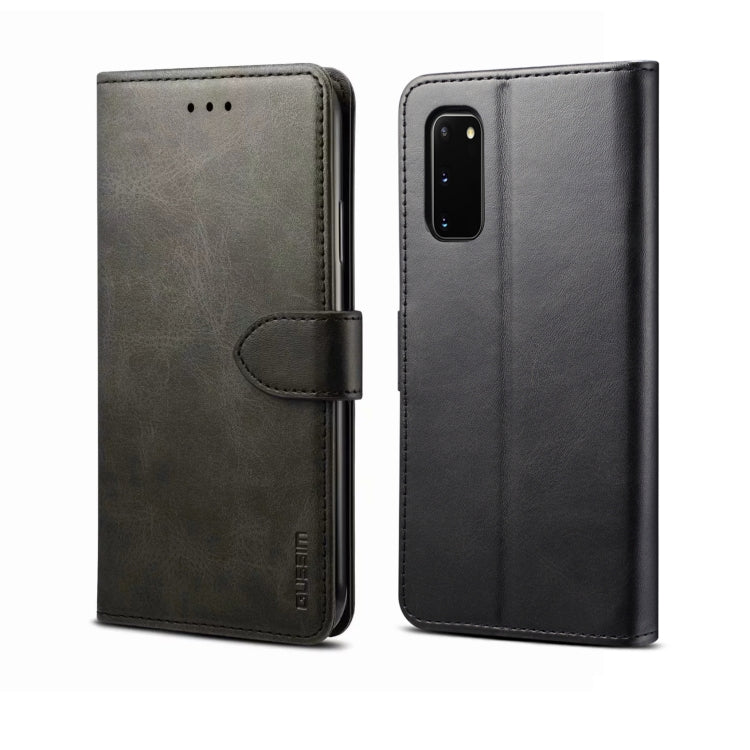 GUSSIM Business Style Horizontal Flip Leather Case with Holder & Card Slots & Wallet, For Galaxy A20s, For Galaxy A51, For Galaxy A71, For Galaxy S20, For Galaxy S20 Plus, For Galaxy S20 Ultra