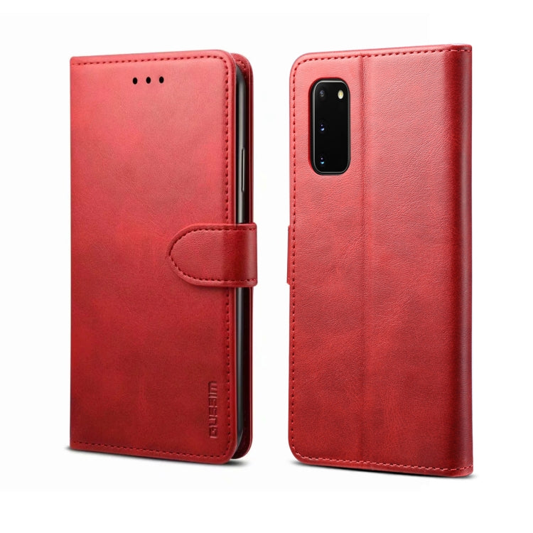 GUSSIM Business Style Horizontal Flip Leather Case with Holder & Card Slots & Wallet, For Galaxy A20s, For Galaxy A51, For Galaxy A71, For Galaxy S20, For Galaxy S20 Plus, For Galaxy S20 Ultra