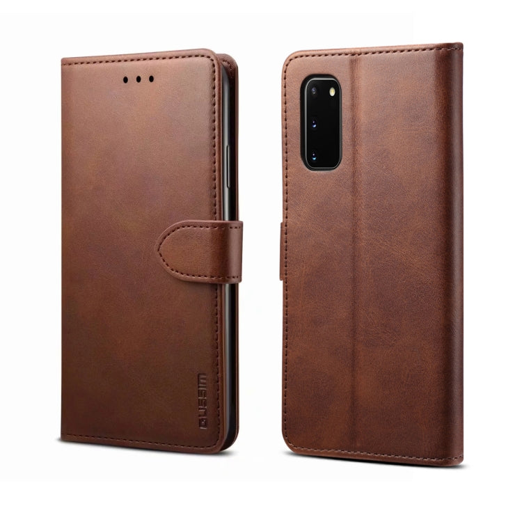 GUSSIM Business Style Horizontal Flip Leather Case with Holder & Card Slots & Wallet, For Galaxy A20s, For Galaxy A51, For Galaxy A71, For Galaxy S20, For Galaxy S20 Plus, For Galaxy S20 Ultra