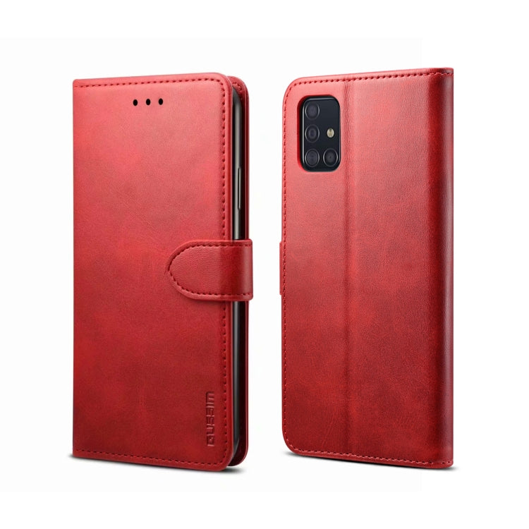 GUSSIM Business Style Horizontal Flip Leather Case with Holder & Card Slots & Wallet, For Galaxy A20s, For Galaxy A51, For Galaxy A71, For Galaxy S20, For Galaxy S20 Plus, For Galaxy S20 Ultra