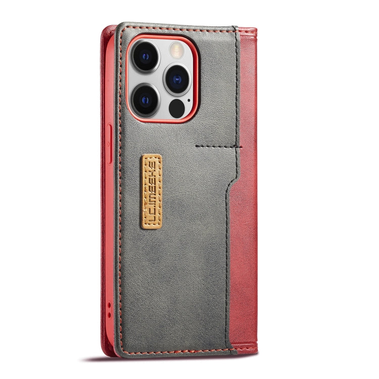 LC.IMEEKE LC-001 Color Matching Frosted Leather Phone Case