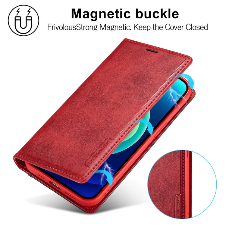 LC.IMEEKE LC-001 Color Matching Frosted Leather Phone Case