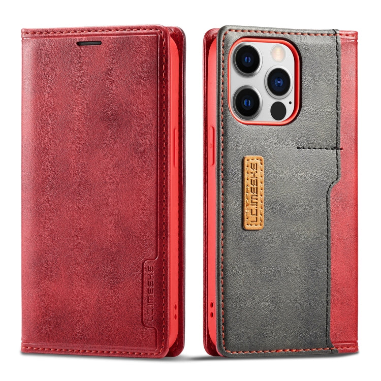 LC.IMEEKE LC-001 Color Matching Frosted Leather Phone Case