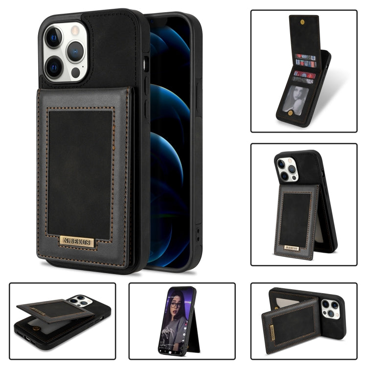 N.BEKUS Vertical Flip Card Slot RFID Phone Case, Series 2