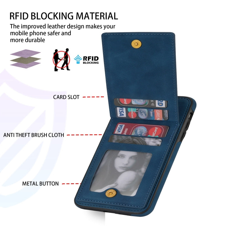 N.BEKUS Vertical Flip Card Slot RFID Phone Case, Series 1