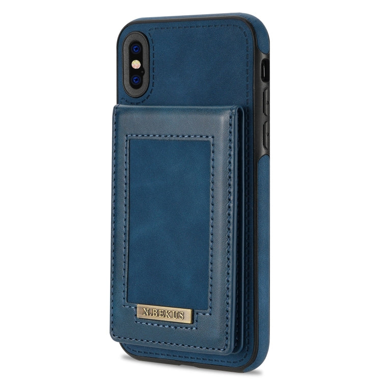 N.BEKUS Vertical Flip Card Slot RFID Phone Case, Series 2