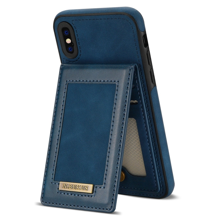 N.BEKUS Vertical Flip Card Slot RFID Phone Case, Series 2