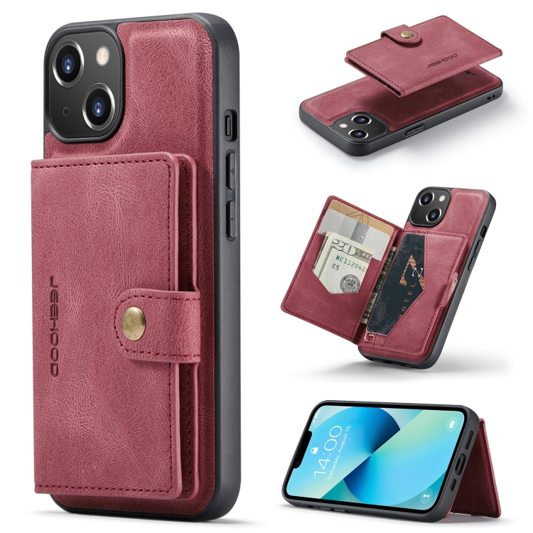 JEEHOOD Retro Magnetic Detachable Leather Phone Case