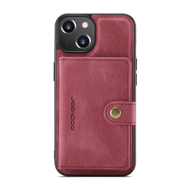 JEEHOOD Retro Magnetic Detachable Leather Phone Case