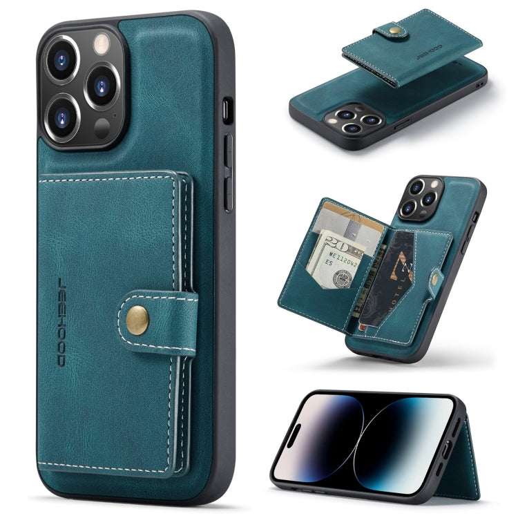 JEEHOOD Retro Magnetic Detachable Leather Phone Case