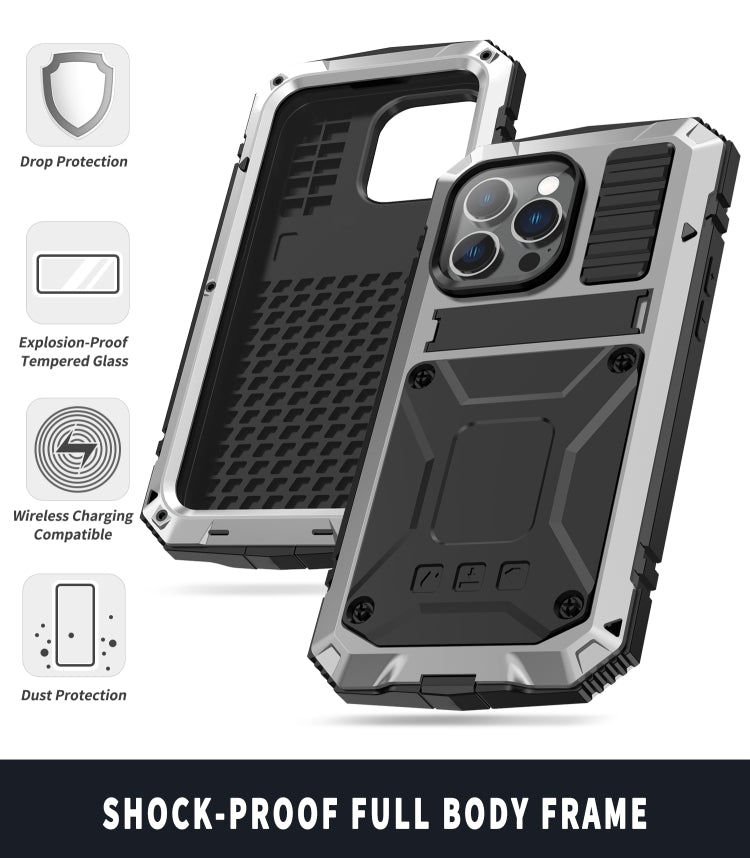 R-JUST Shockproof Waterproof Dust-proof Case with Holder