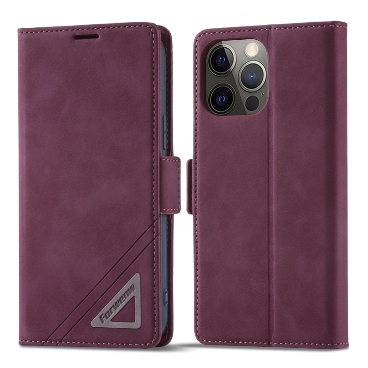 Forwenw Dual-side Buckle Leather Phone Case, Series 1