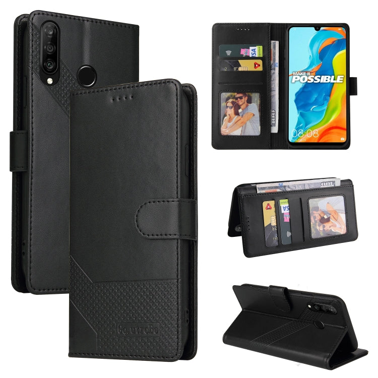 GQUTROBE Skin Feel Magnetic Leather Phone Case, For Huawei P Smart 2021, For Huawei P20 Lite, For Huawei P30 Pro, For Huawei P30 Lite, For Huawei P40 Lite, For Huawei P40 Pro