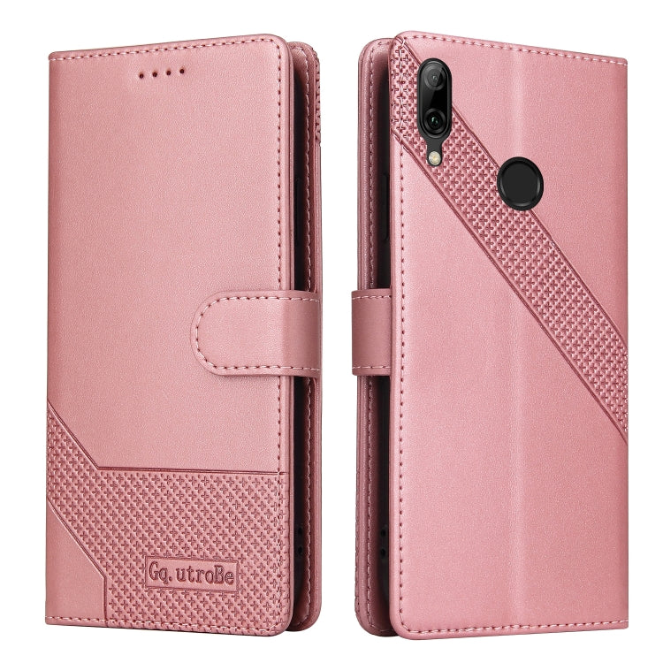 GQUTROBE Skin Feel Magnetic Leather Phone Case, For Huawei P Smart 2019, For Huawei P Smart Z