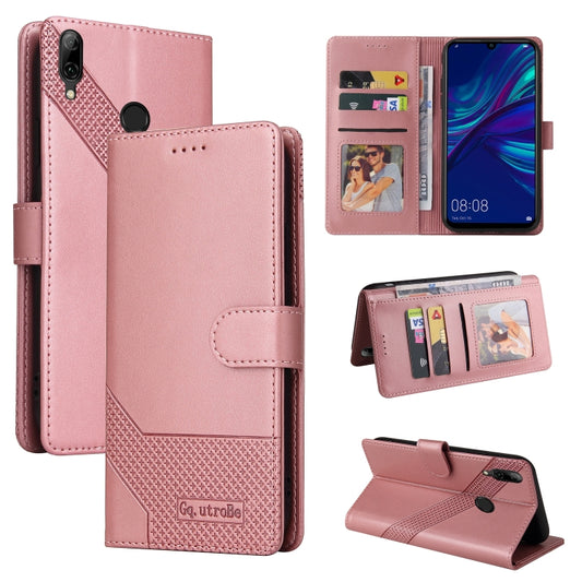 GQUTROBE Skin Feel Magnetic Leather Phone Case, For Huawei P Smart 2019, For Huawei P Smart Z