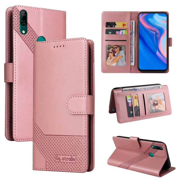 GQUTROBE Skin Feel Magnetic Leather Phone Case, For Huawei P Smart 2019, For Huawei P Smart Z