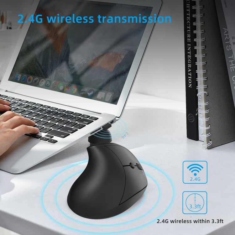 X10 2.4G Wireless Rechargeable Vertical Ergonomic Gaming Mouse