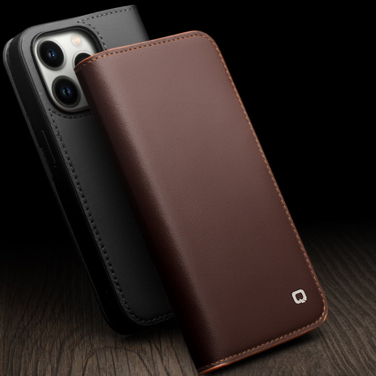 QIALINO Business Horizontal Flip PU Phone Case