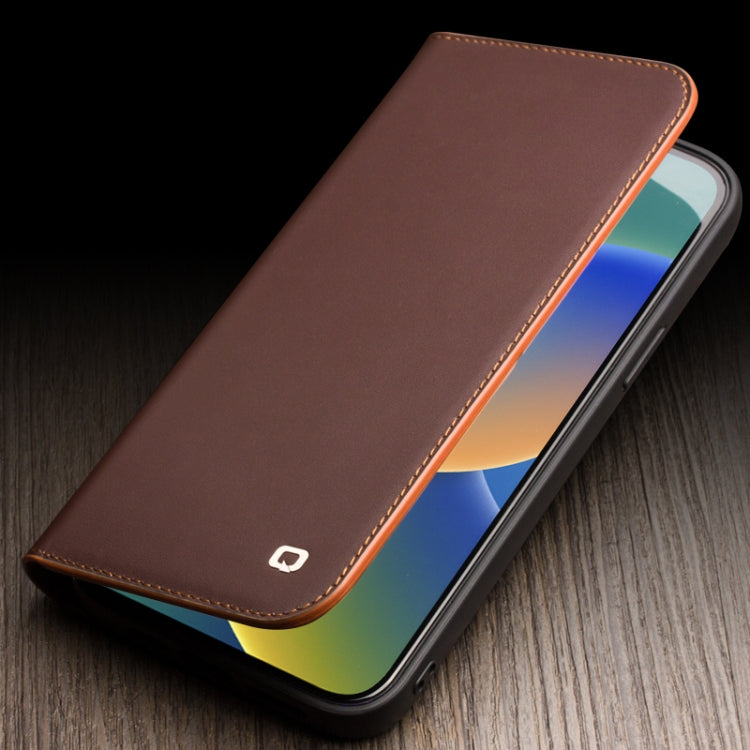 QIALINO Business Horizontal Flip PU Phone Case