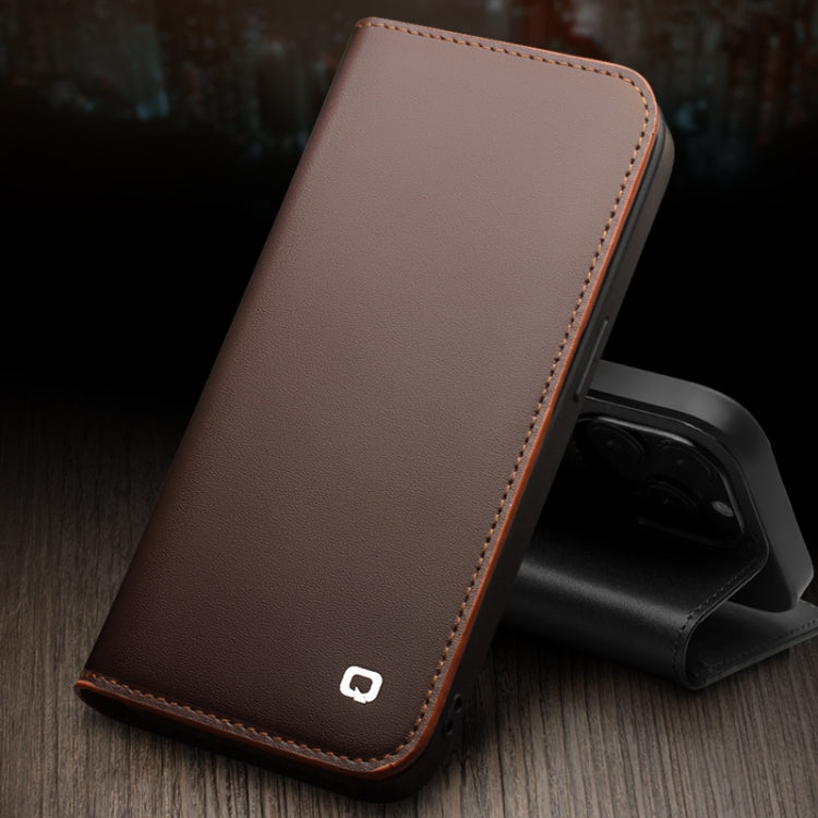 QIALINO Business Horizontal Flip PU Phone Case