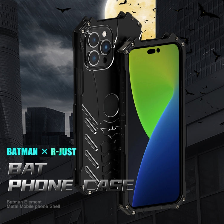 R-JUST Batman Metal Mobile Phone Protective Case