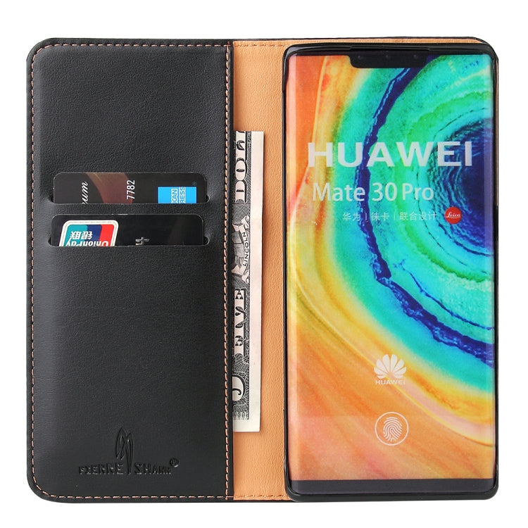 Fierre Shann PU Genuine Leather Texture Horizontal Flip Leather Case with Holder & Card Slots & Wallet, Series 2