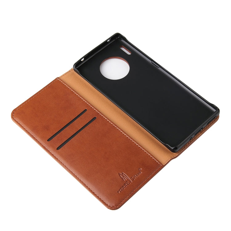 Fierre Shann PU Genuine Leather Texture Horizontal Flip Leather Case with Holder & Card Slots & Wallet, Series 2